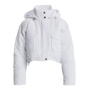 Naked Wardrobe Utility Puffer Jacket White M
